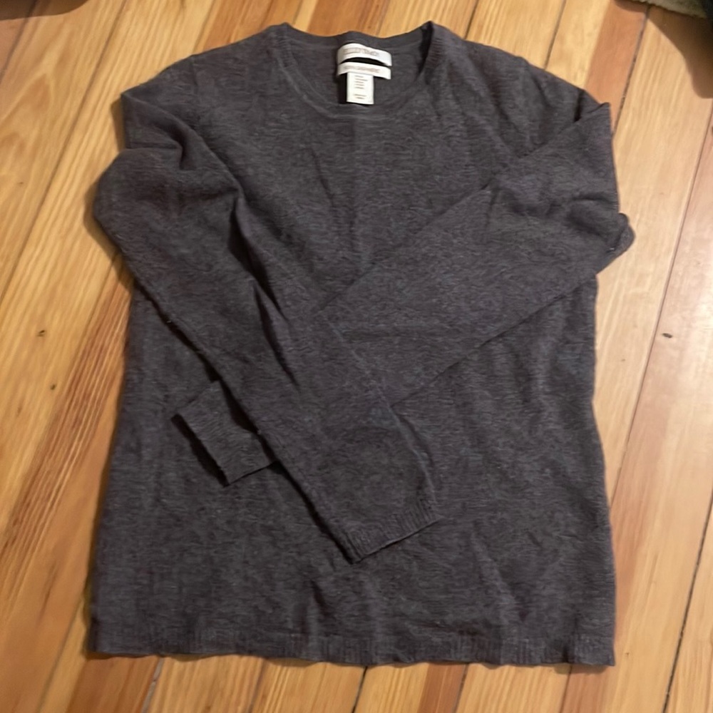 Gray 100 percent Cashmere Sweater